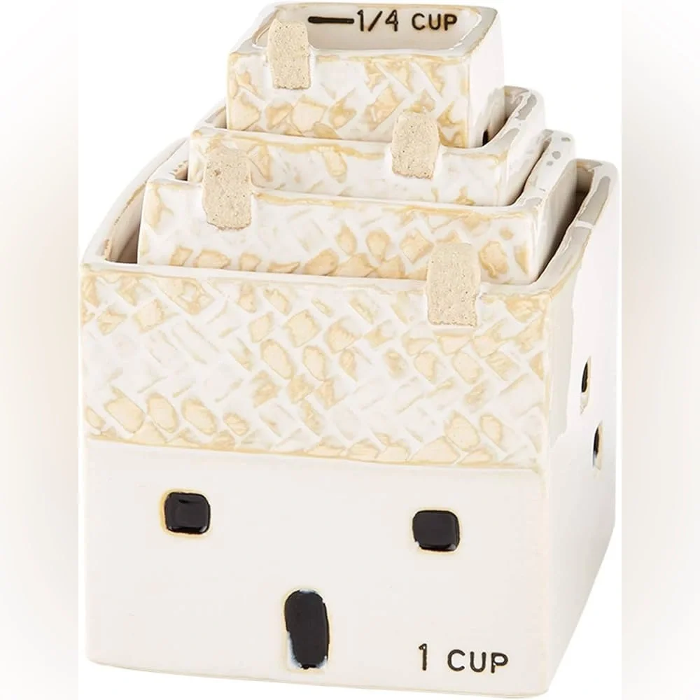 Mud Pie White House Measuring Cups Set - NWOT